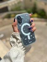 قاب ابر آبی با پاپ سوکت ستاره (کدC2037)