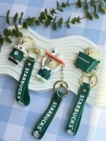 جاکلیدی سیلیکونی خرس استارباکس (کدa0164) - تصویر 2