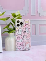 قاب گربه صورتی (کدC2025) - تصویر 2