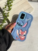 قاب سیلیکونی Stitch Couple (کدC1970) - تصویر 3