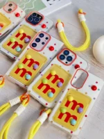 قاب M&M'S جاکارتی با بند آیفون و سامسونگ (کدC1834) - تصویر 4