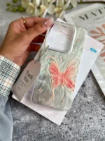 قاب پروانه رز فلای با آویز سامسونگ و شیائومی (کدC2147) - تصویر 2