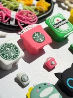 محافظ آداپتور 20 وات عروسکی سیلیکونی (4 تکه) (کدa0162) - تصویر 2