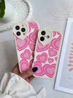 قاب قلب صورتی کبریتی (کدC2036) - تصویر 6