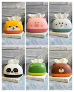 جا دستمالی فانتزی حیوانات زیر رنگی (کدa0259)