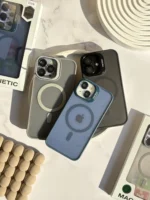 قاب Matte CasePro Lens with MagSafe استند شو با لنز رینگی (کدC1608) - تصویر 8