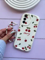 قاب Cherry با آویز آیفون ، سامسونگ ، شیائومی (کدC2044) - تصویر 2