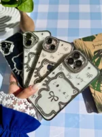 قاب Hello Kitty نگینی (کدC2122) - تصویر 2