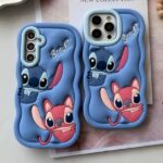 قاب گوشی موبایل عروسکی استیچ کاپل / stitch couple (کد my0031)