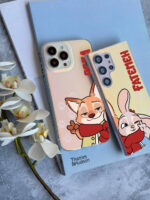 قاب موبایل سفارشی هولوگرامی | nick and judy (کد CH13) - Image 2