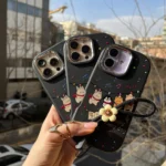 قاب گوشی موبایل حیوانات بازیگوش همراه با آویز (کد my0045)