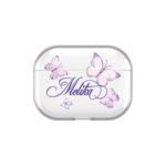 کاور ایرپاد پروانه یاسی سفارشی | butterfly (کد CH142) - Image 2