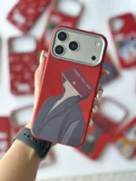 قاب گوشی موبایل آیفون طرح چرمی Red Collection (کد my0056) - Image 2