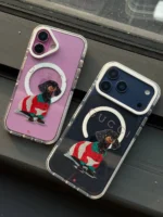 قاب سفارشی شفاف مگسیف دار  Gucci Dachshund (کد CH177) - Image 2