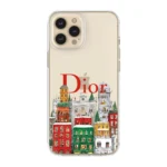 قاب گوشی موبایل شهر دیور سفارشی شفاف / Winter Dior (کد CH171) - Image 3