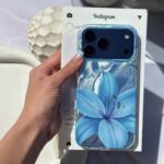 قاب گوشی موبایل آیفون لیلیوم آبی در دریای هستی / lilium blue (کد my0128)