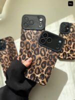 قاب گوشی موبایل آیفون پلنگی کبریتی / hatch leopard case (کد my0135)