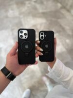 قاب گوشی موبایل آیفونی سیلیکونی مگسیف دار استندشو (کد my0084) - Image 3
