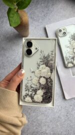قاب گوشی موبایل گل رز سفید (کد my0124)