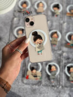 قاب گوشی موبایل شفاف مگ سیف دار دختر کوچولو | baby girl (کد CH197 ) - Image 2