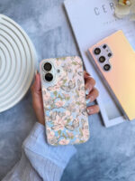 قاب گوشی موبایل بهار پروانه ها سفارشی هولوگرامی | Butterfly Bloom 0579(کد CH235) - Image 2
