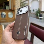 قاب گوشی موبایل ای ام جی با آرم بنز / leather AMG benz (کد my0196) - Image 4