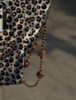 بند آویز تک پلنگی شاین دار  (کد my0205)