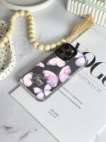 قاب گوشی موبایل پروانه یاسی سفارشی butterfly 0382 | socool (کد CH218) - Image 2