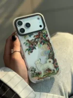قاب گوشی موبایل پاپی و سنجاب آنتی شوک / Puppy and Squirrel (کد my0179)