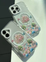 قاب گوشی آیفون بهار گوچی  آنتی شوک مگسیف دار /  GUCCI Spring (کد my0146 ) - Image 2