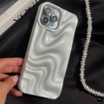 قاب گوشی موبایل صدفي اكليلي موجدار / Minimal shining pearl case (کد my0236) - Image 2