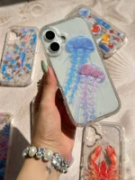 قاب گوشی موبایل دریای درخشان سفارشی/ Ocean Glitter CS Collection (کد my0219) - Image 5
