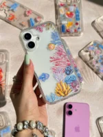 قاب گوشی موبایل دریای درخشان سفارشی/ Ocean Glitter CS Collection (کد my0219) - Image 3