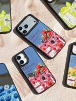 قاب گوشی موبایل تابستان خنک سفارشی آینه ای / Summer Juice mirror (کد my0240) - Image 4