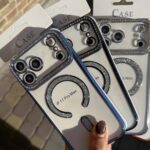 قاب گوشی موبایل نگین دار مگسیف شاین / diamond magsafe(کد my0225) - Image 6