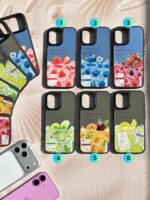 قاب گوشی موبایل تابستان خنک سفارشی آینه ای / Summer Juice mirror (کد my0240) - Image 2