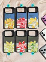 قاب گوشی موبایل تابستان خنک سفارشی آینه ای / Summer Juice mirror (کد my0240) - Image 3