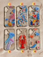 قاب گوشی موبایل دریای درخشان سفارشی/ Ocean Glitter CS Collection (کد my0219) - Image 2