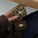 چارم بگ فانتزی پلنگی /  charm bag leopard (کد my0281) - Image 2