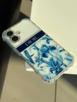 قاب گوشی موبایل⁨ ⁨ دیور آبی سفارشی شفاف / CS Blue DiOR (کد my0268) - Image 2