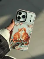 قاب گوشی موبایل گربه های عاشق آنتی شوک / Cat Love (کد my0178)