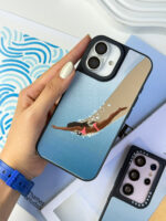 قاب گوشی موبایل شناگر سفارشی آینه ای | Summer swimming 0594 (کد CH246)