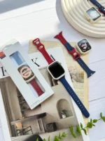 بند اپل واچ سیلیکونی با گارد French Style (کدw5029) - Image 5