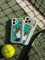 قاب گوشی موبایل⁨ پسرک تنیس باز آنتی شوک مگسیف دار سفارشی/  Summer Tennis boy(کد my0312) - Image 2