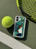 قاب گوشی موبایل⁨ پسرک تنیس باز آنتی شوک مگسیف دار سفارشی/  Summer Tennis boy(کد my0312) - Image 3