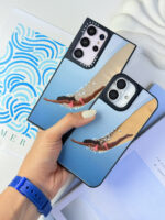 قاب گوشی موبایل شناگر سفارشی آینه ای | Summer swimming 0594 (کد CH246) - Image 2