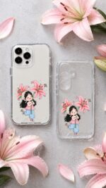 قاب گوشی موبایل دختر لیلیومی شفاف سفارشی اختصاصی | lilium girl (کد ch249) - Image 3