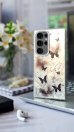 قاب گوشی موبایل پروانه ابر و بادی / Wind eyebrow butterfly201841 (کد my0352) - Image 3