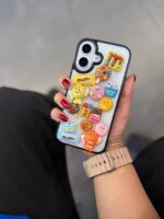 قاب گوشی موبایل ام اند ام برجسته بدون بند / Case M&M (کد my0330)