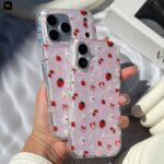 قاب گوشی موبایل آیفون خرگوش و توت فرنگی / IMD rabbit strawberry (کد my0294) - Image 2